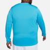 Nike Dri-FIT Legend Solid Logo Round Neck Loose Fit Long Sleeve T-Shirt Men Tops Laser-Blue DX0993-446