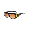 (Brown)Infrared Penetrative Glasses, Night Vision Driving Safety Glasses, High Protection Glasses, Retro Classic Sunglasses For Men Women