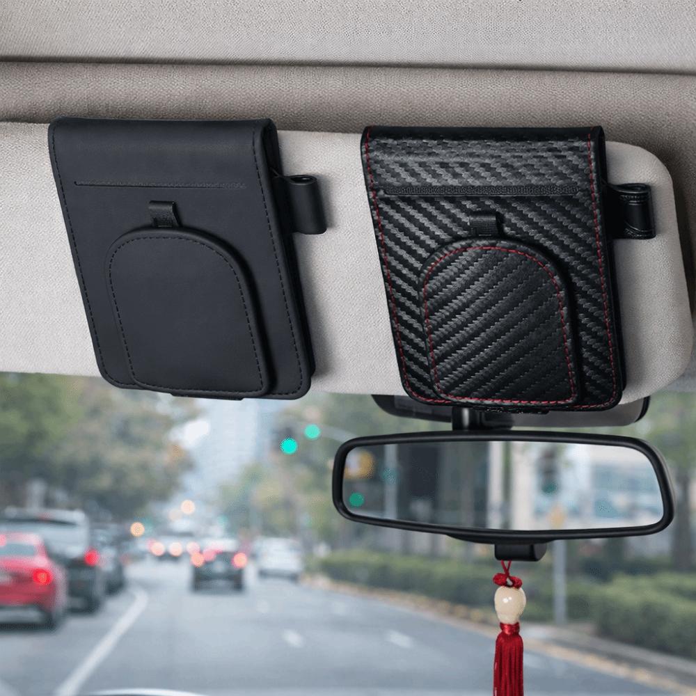Multiple Pockets Magnetic Eyeglasses Clip Magnetic Clip Car Sunglasses Holder  Auto Accessories