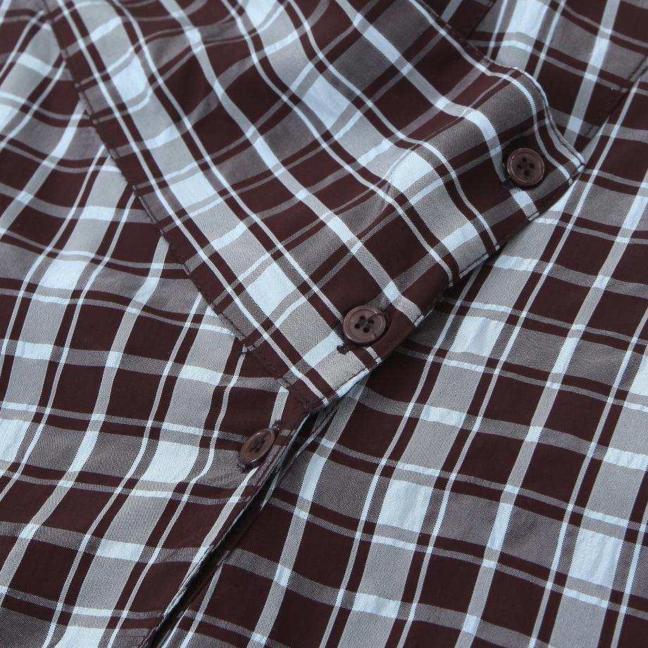 TAOP&ZA Women's Plaid Stand Collar Double-Breasted Shirt - Spring 2026 Trend