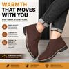 Fashion Men Classic Ankle Suede Leather Boots for Man Ankle Casual British Style Short Boot High-Top Winter Custom Casual Shoes