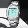 Men's Casual Stainless Steel Watch Analog Quartz Watch with Day and Date Classic Waterproof Dress Watch for Men