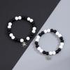 2 Pieces Trendy Charm Bracelet Beads Bracelet Fashionable Pendant Bracelet Wrist Jewelry Beads Material for Any Occasion