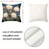 Cactus Flower Printed Throw Pillows for Home Decor Polyester Pillowcase, Sofa Decorative Cushion Cov Headboard Pillow