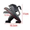 10.3x11cm Alloy Car Front Emblem Rear Trunk Badge Sticker for Peugeot 106 207 208 301 307 308 407 408 508 2008 3008 4008 5008