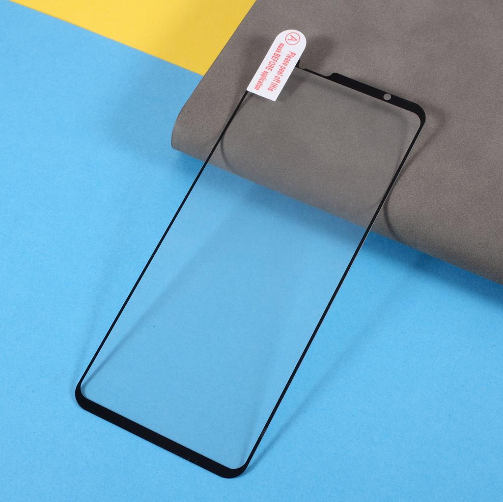 Screen Protector for Asus ROG Phone 7/6/5 Full Coverage Full Glue Silk Print Tempered Glass