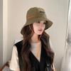 Fashion Drawstring Fisherman Hat Foldable Sun Protection Quick-Drying Travel Sun Hat Wide Brim Hiking Hat