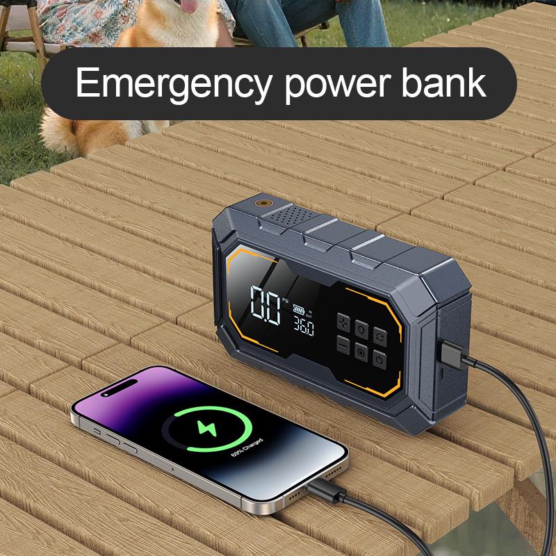 All-in-One Cross-Border Vehicle Emergency Jump Starter & Air Inflator