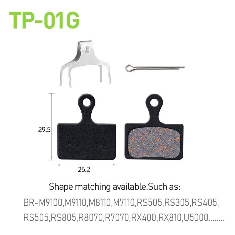 

10 Pairs Semi Metal Bicycle Disc Brake Pads Are Fit for Shimano Xt M445 M375 M515 M9000 M9110 Avid Elixir 1 3 5 7 9 Bicycle Part 10Pair 01G SemiMetal