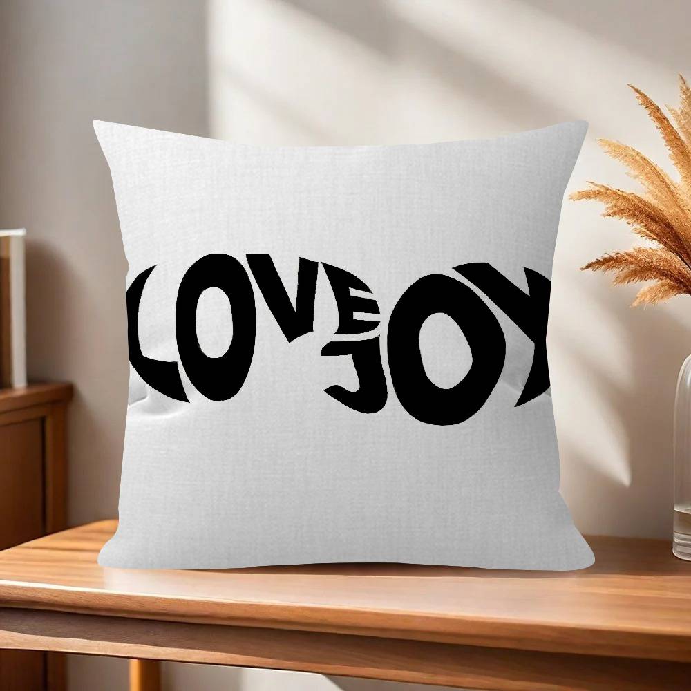 Black and White Abstract1  Pillow Covers Cartoon Sofa Decorative Home Doublesided Printing Short Plush Cute Cushion Cover