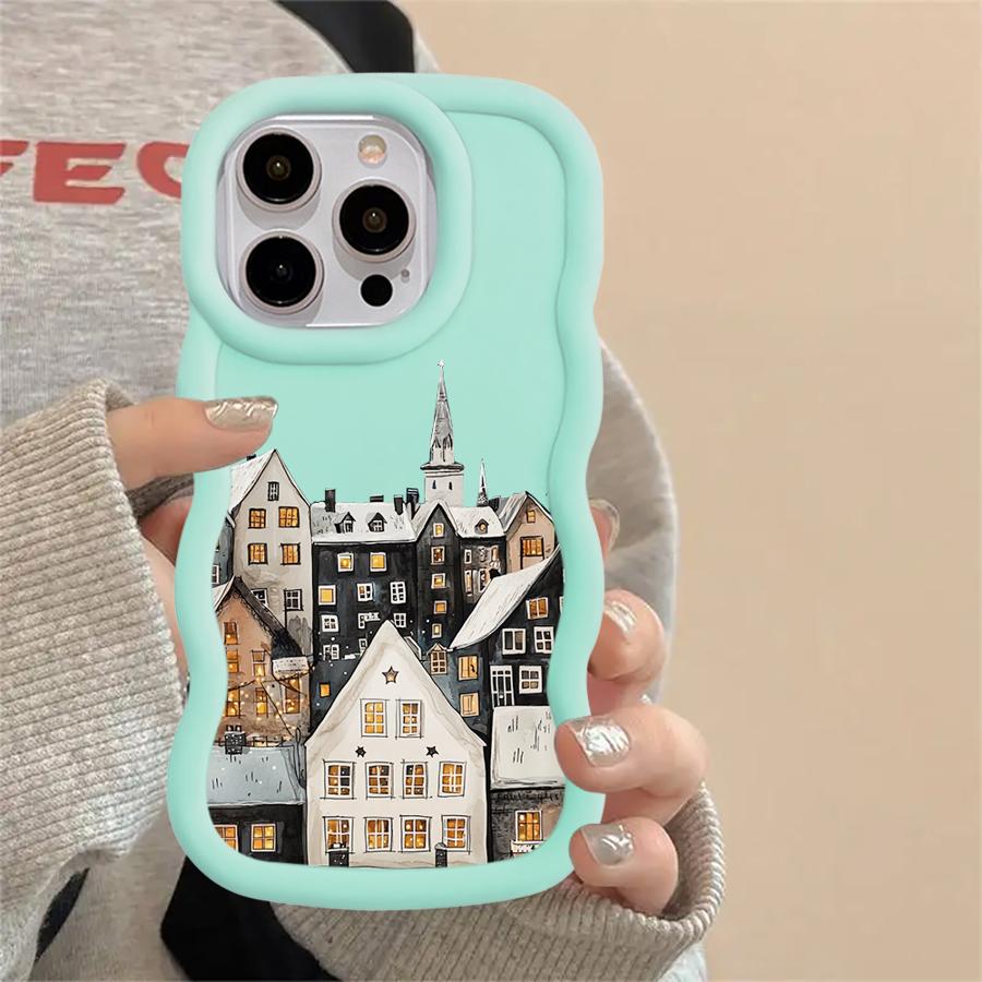 Case for iPhone 16 Pro Max 8 12 14 15 Plus 11 XR 13 17 Air Soft Phone Cover Christmas Santa Claus