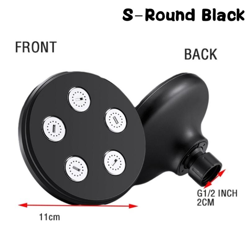 Pommeau de Douche Pluie Haute Pression Débit d'Eau Magique Pommeau de Douche Pluie Mini Douchette Supérieure Douche Économie d'Eau Accessoires de Salle de Bain