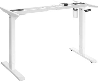 Table Frame, Freely Adjustable In Height, Desk Frame, Electric Desk, Stand with Motor, Adjustable Length, Steel,