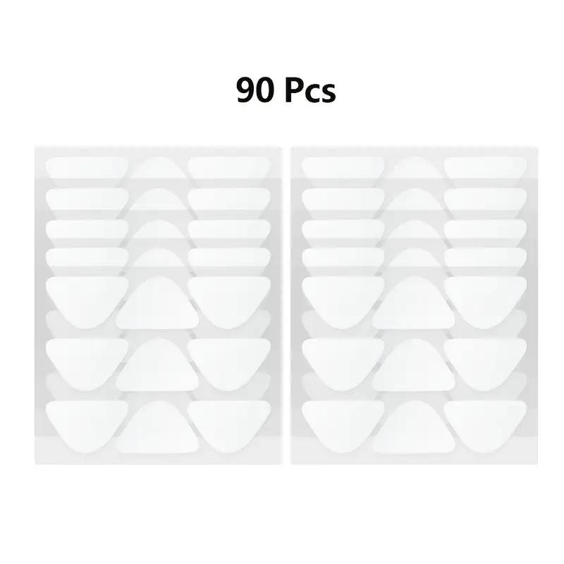90 шт. / 10 листовСиликоновые патчи для лица, патчи от морщин на лбу, лице, мимических морщин, простые в использовании, патчи для подтяжки кожи лица