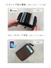 Gisele Card Case, Accordion-style, Large Capacity, Genuine Leather, Compact, Lightweight, Anti-Skimming, Simple Design for Men and Women (Black with