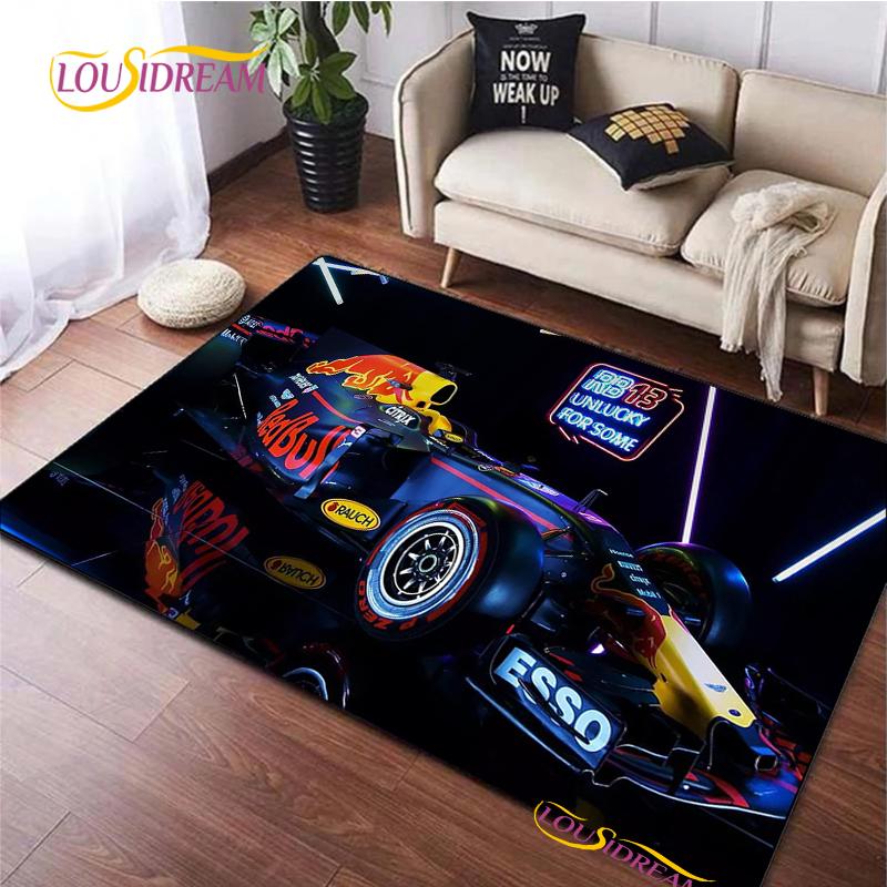 Racing Car Pattern Rug for Bedroom Living Room Carpet for Kitchen Floor Mats Home Decor Alfombra Kid Play Non-Slip Floor Pad Rug