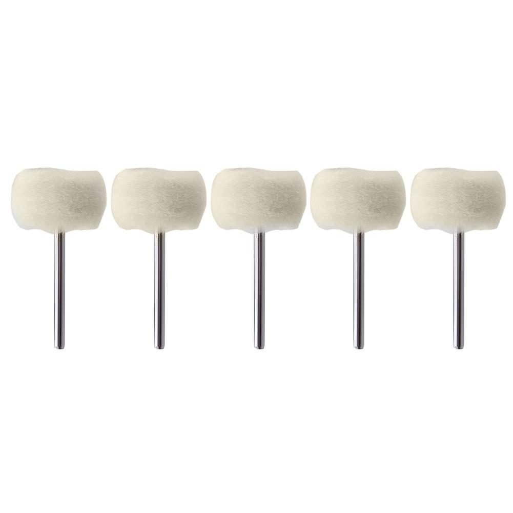 1-20PCS 3mm Polishing Wheel Shank Wool Polishing Abrasive Brush Grinding Buffing Wheel Hand Tools Polishing Rotary Tool