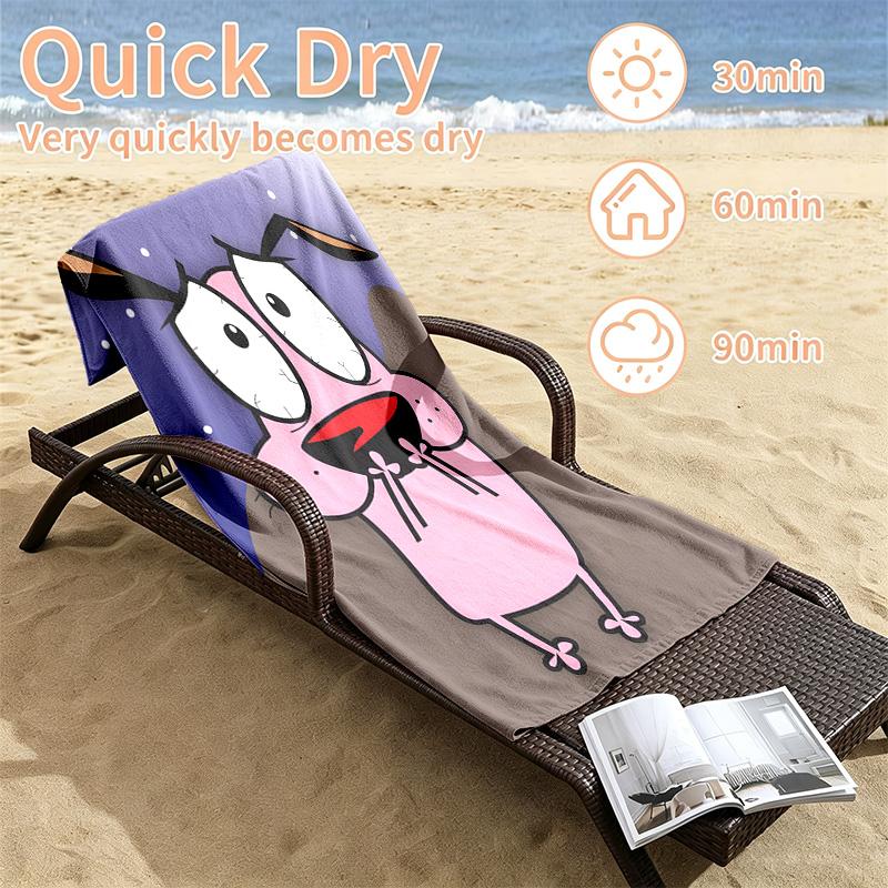 Brave Dog Beach towels also serve as bath towels summer essential a musthave for the outdoors the beach and the pool