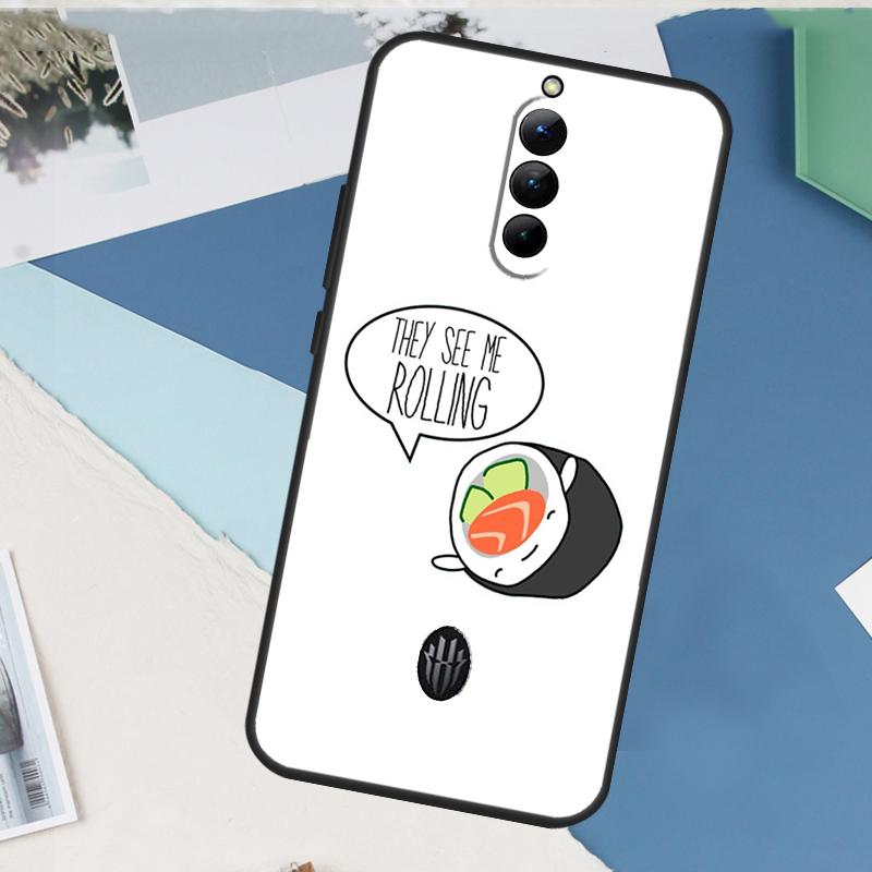 Sushi-Essen für Nubia Red Magic 10 Pro Plus 6 7 Pro 6S 7S 5G 6R Hülle für RedMagic 8S 9S 8 9 Pro Plus