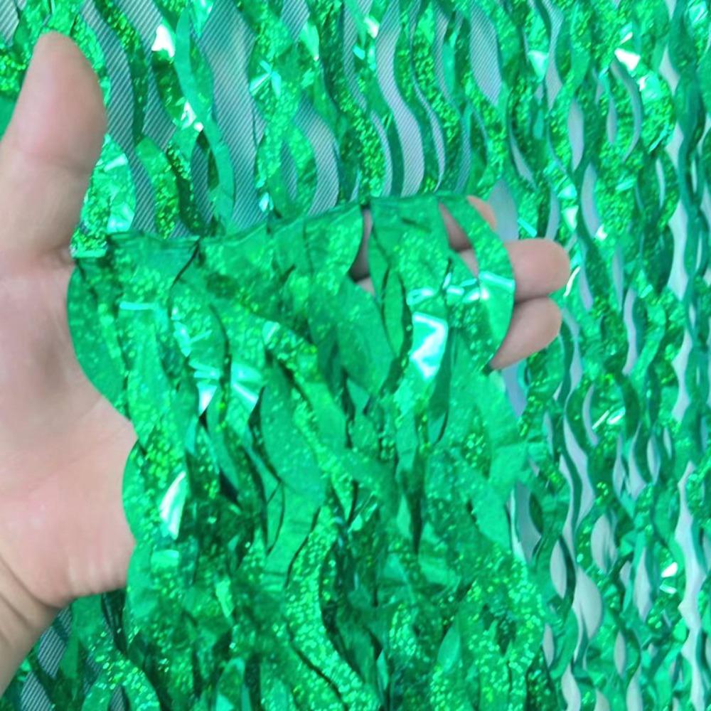 

Multipurpose Decoration Balloon Rain Curtain for Birthday Party Wedding Decoration зелений