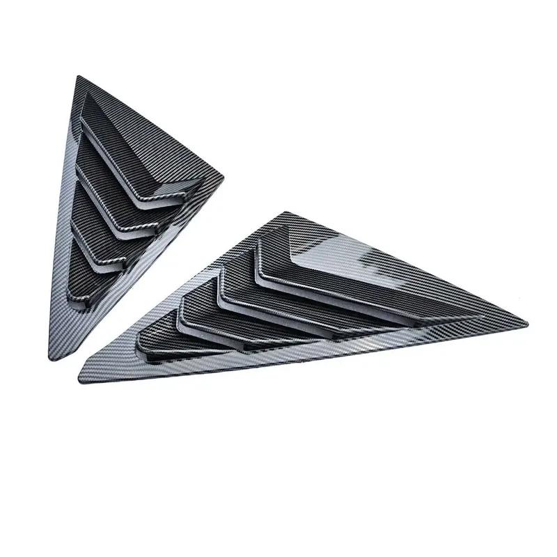 Car Rear Louver Window For Honda Civic 11th Hatchback   2024 2025 Side Shutter Air Vent Scoop Shades Cover Trim Blinds