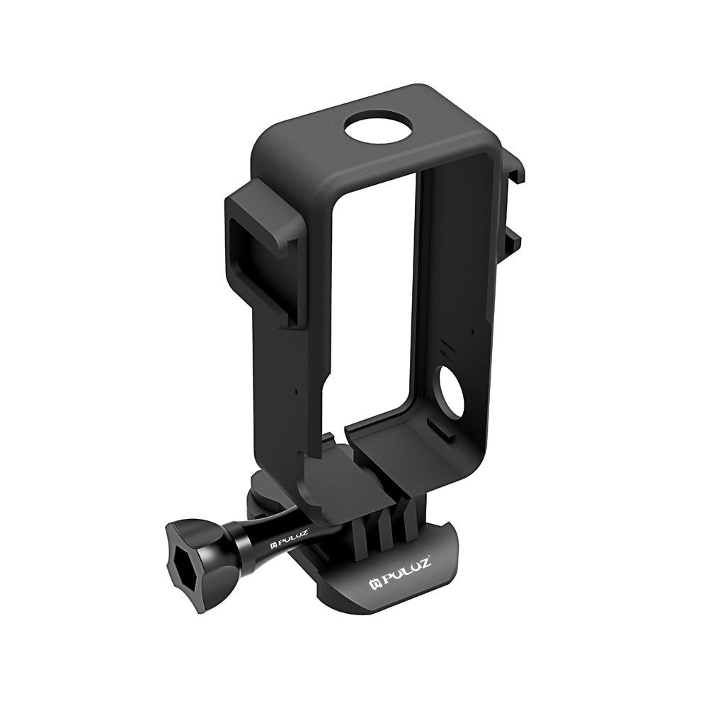 PULUZ ABS Protective Frame with Dual Hot Shoe Ports for DJI Action 2