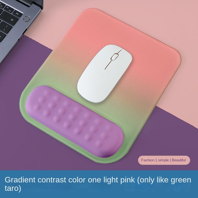 Mouse pad with wrist rest pad Ergonomic anti-slip silicone base gaming accessories mouse pad memory foam wrist pad