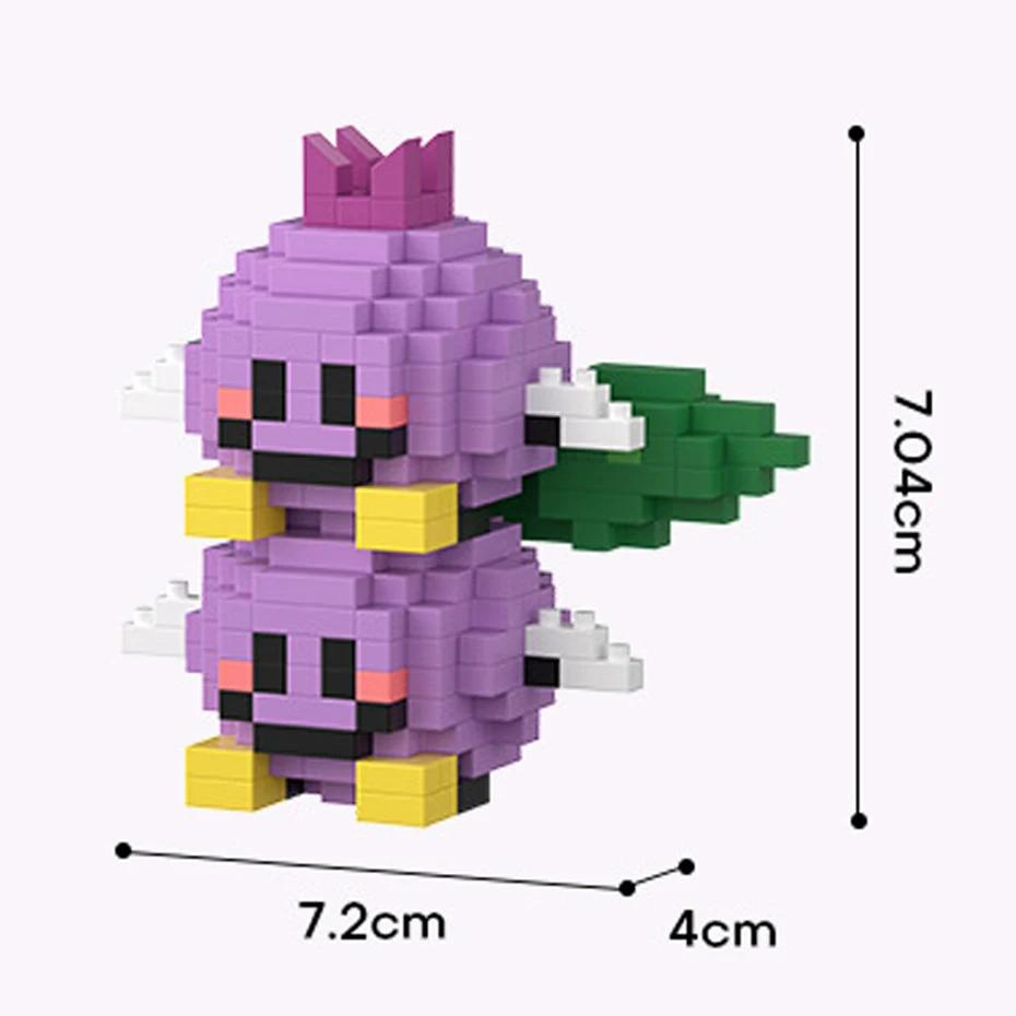 Building Blocks Cute Bricks Block Fruit Figurine Mini Particle Trendy Play Fruit Happy Food Set Creative Desktop Decor