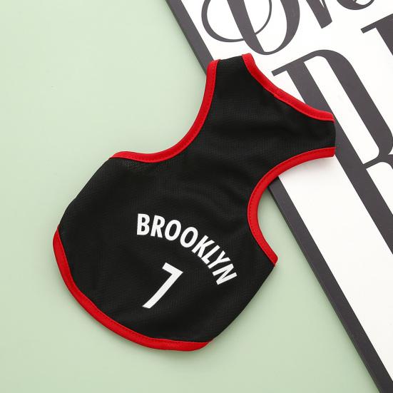 Pet Vest Round Neck Soft Comfortable Breathable Letter Print Summer Pet Cat Dog Sleeveless Clothes Daily Wear