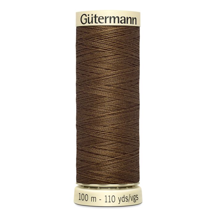 Sewing Thread 100% Polyester Gutermann 1 Spool - Att 289 - Tan Leather