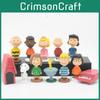 12-delige Snoopy Taarttopper Set Versier Je Feest Met De Peanuts Bende!