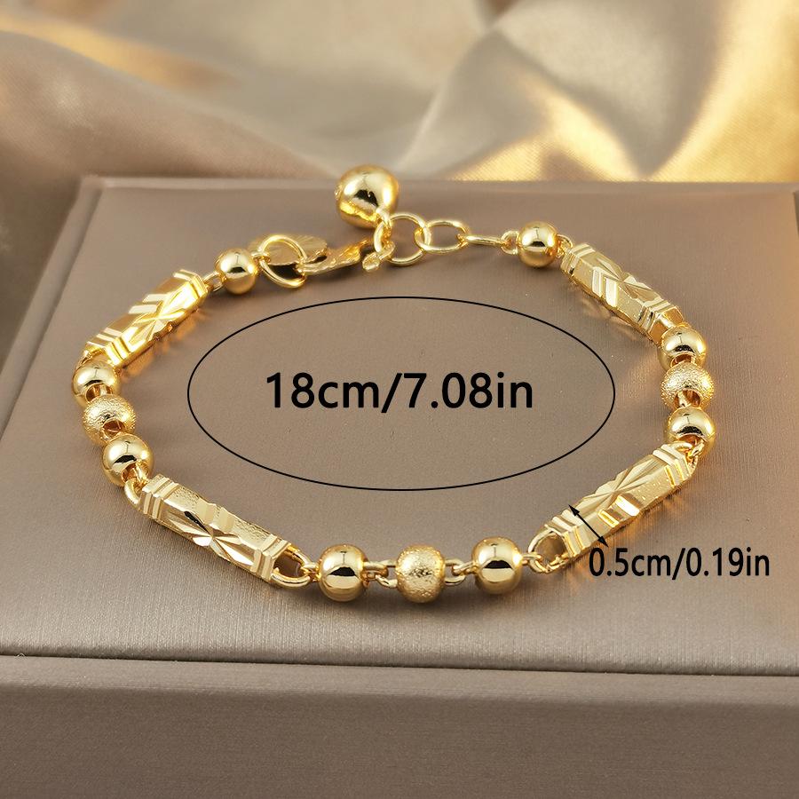 Luxurious 24K Gold Plated Women's Cuban Bracelet - Perfect Party & Valentine's Day Gift