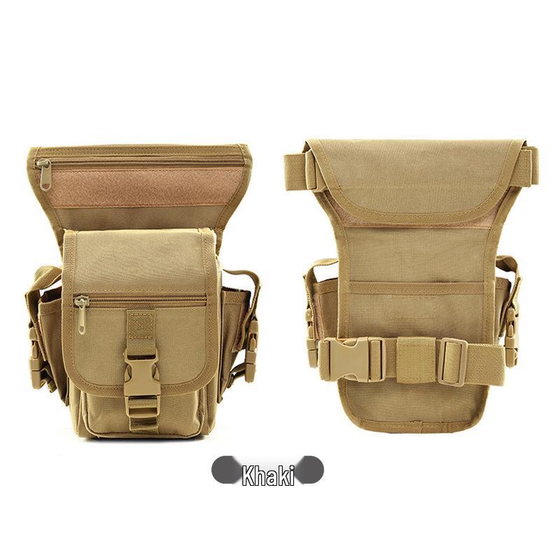Men’s Outdoor Tactical Motorcycle Messenger & Cycling Leg Bag, Waterproof Waist Bag for Mobile Phone & Running Sports.