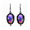 Retro Gothic Halloween Gem Pendant Earrings - Dark Series Festival Fashion Gift