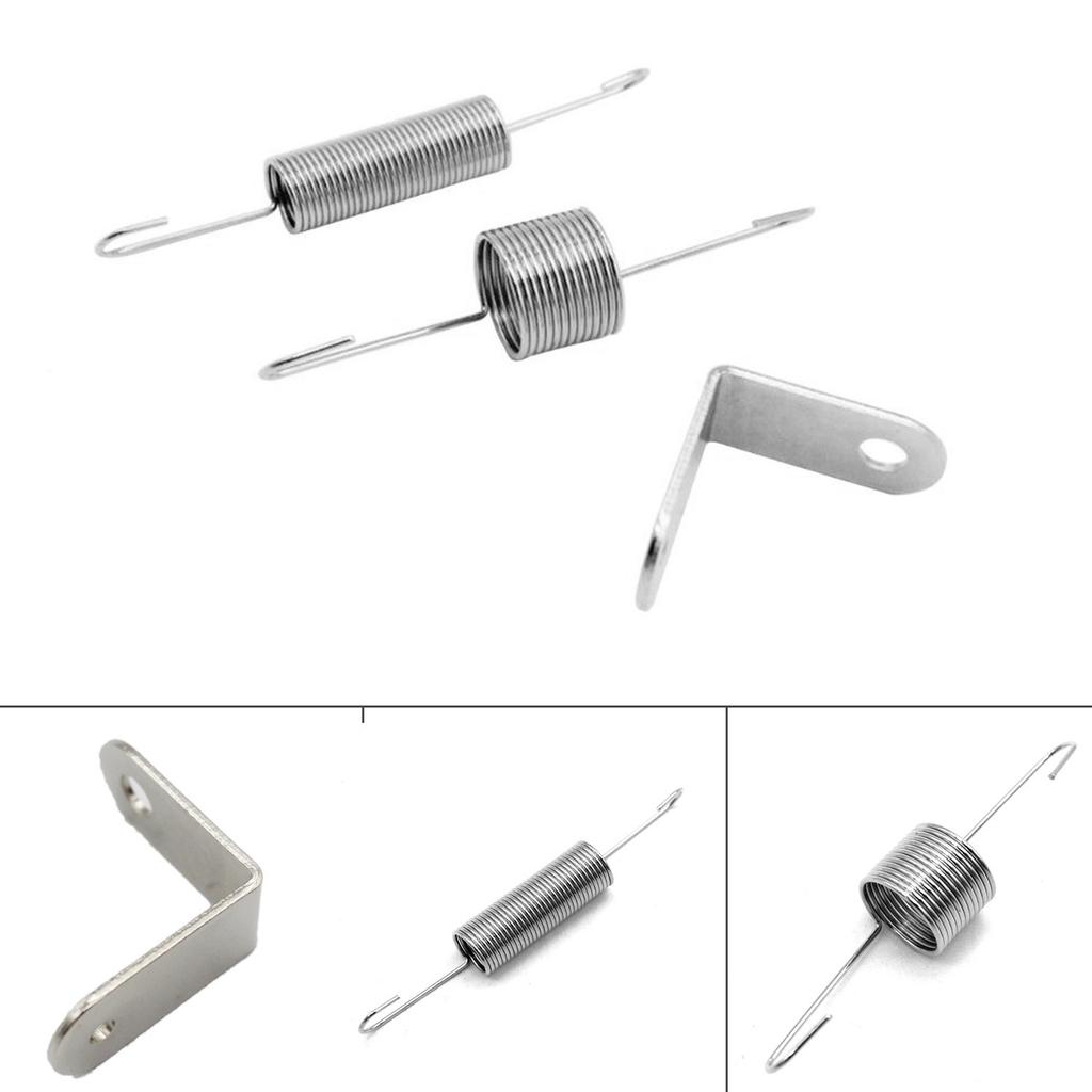 1 set Kit Molla di Ritorno Acceleratore Cromata Staffa Molla di Ritorno Acceleratore Doppia Molla Per Parti Auto SBC BBC 302 350