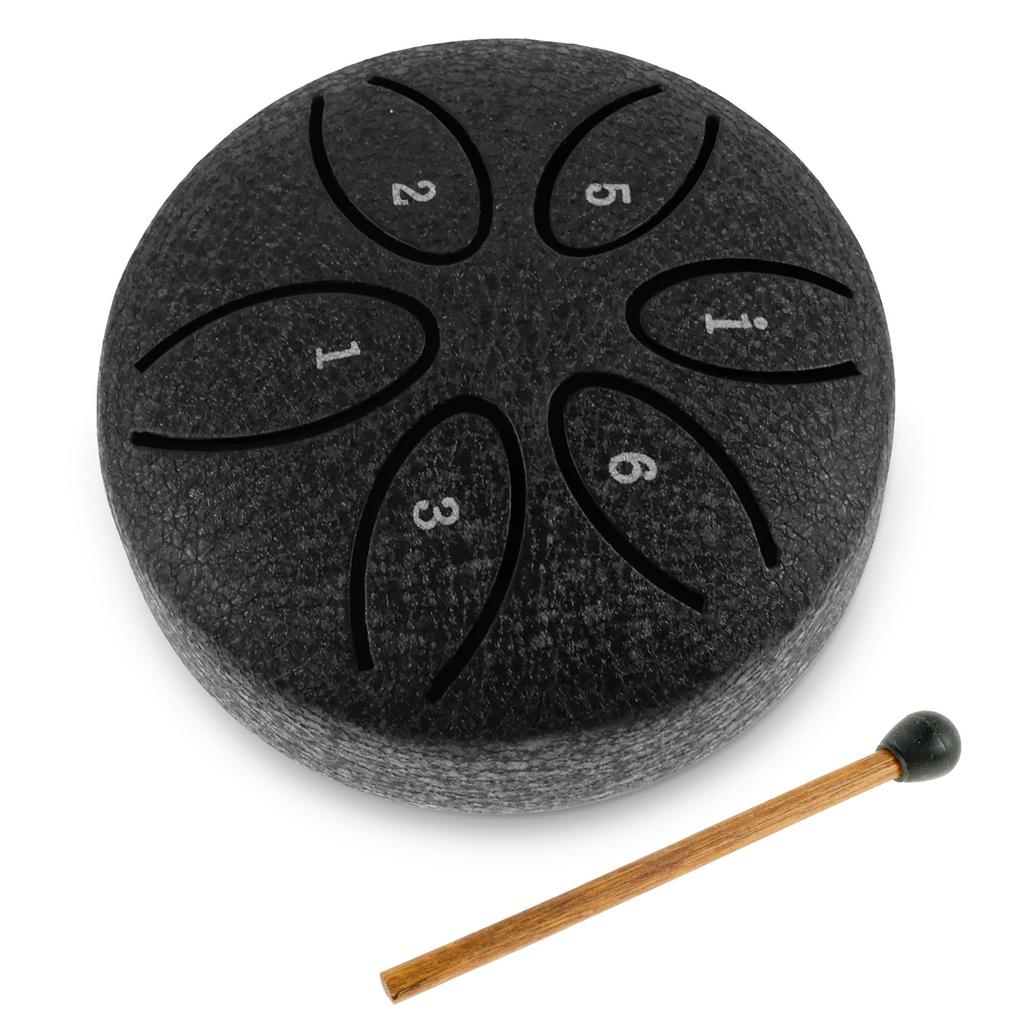 Rain Drum Tones Steel Tongue Drum Outdoors Rain Drum Instrument Mini Hand Drum Ethereal Drum Sticks Percussion Drum Accessories