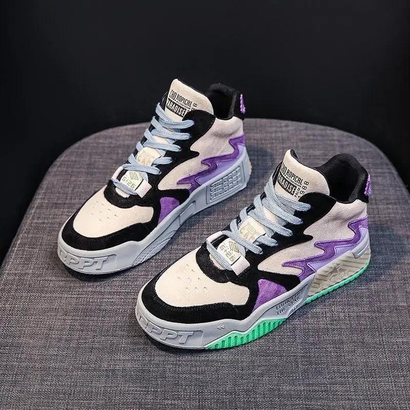 

Fashion Ladies Sports Snow Boots Flat Female Sneakers Shoes Tabi Elegant With Low Heels Work Fashion Chic Anti Skid High Quality New In 39 фиолетовый