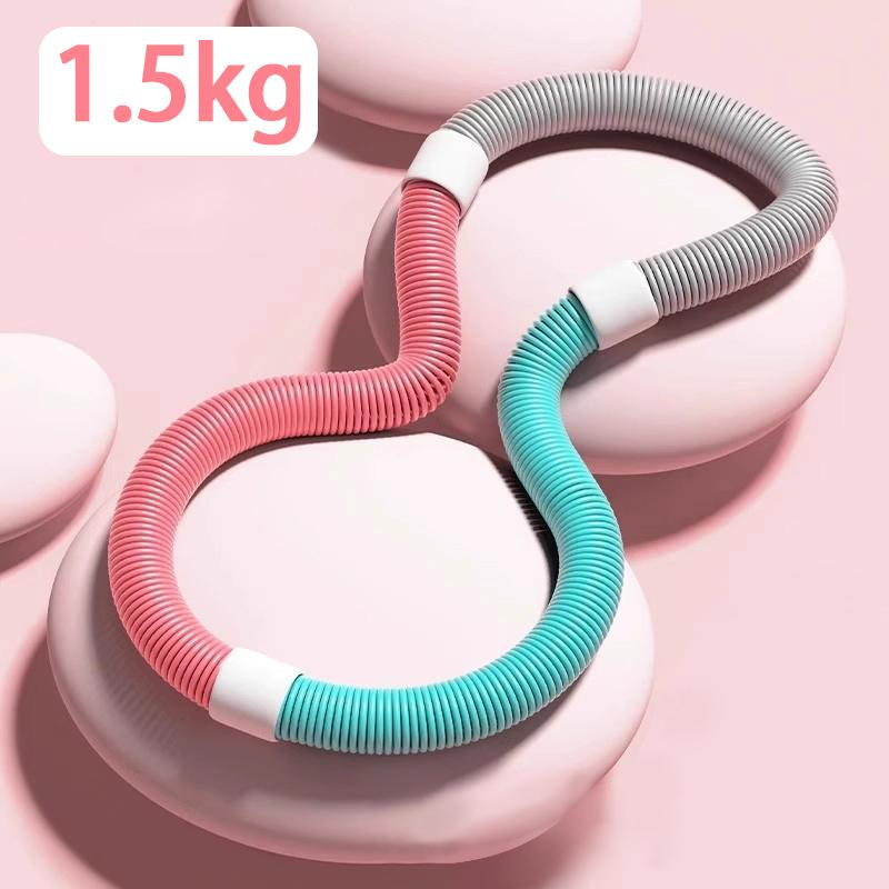 Spring Tube Yoga Circle Fitness Waist & Tummy Tightening Exercise Equipment Foldable Unisex Weight Loss Home Bodybuilding