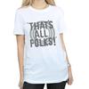 Looney Tunes Womens/Ladies That´s All Folks Text Cotton Boyfriend T-Shirt