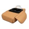 Multifunctional Car Armrest Box Pad Heightening Pad Car Central Armrest Tissue Box Storage Bag Cup Holder Integrated