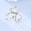 925 Sterling Silver Rings  Bow Open Ring Wedding Ring Women Engagement Jewelry Anniversary Gifts