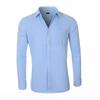 Men’s Plus Size Classic Long Sleeve Solid Dress Shirt