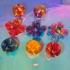 Rotating Gear Ball 3D Printed Decompression with Linked Gear Structure Stress Relief Toys Bright Colors Stress Gearsphere Fidget Toy