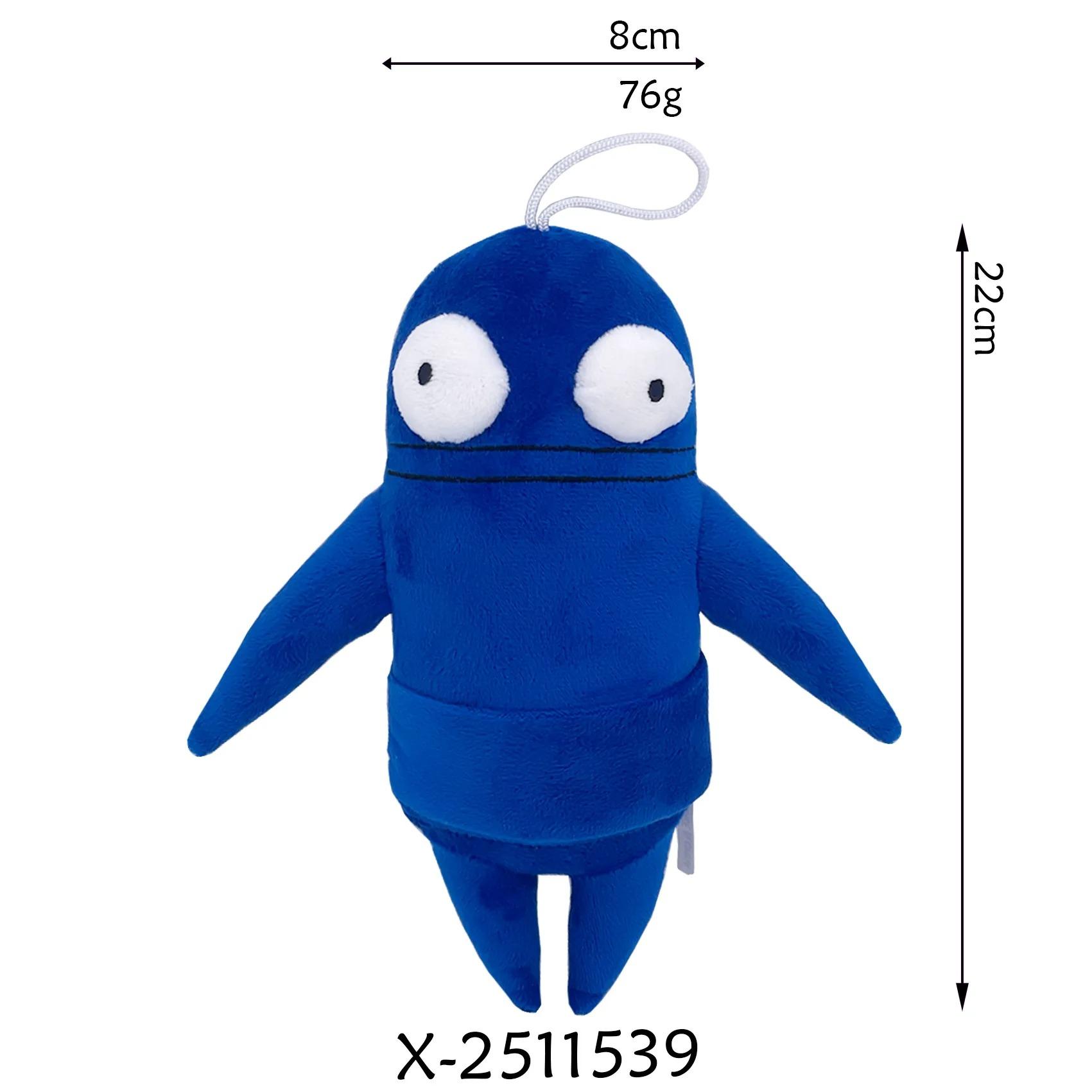 2025 Новый продукт RE. PO Recycling Action Repo Plush Mailbox Player Игровая периферия Плюшевая игрушка Куклы Праздничные подарки 22CM синий