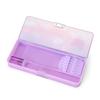 Sanrio Kuromi Pencil Opening Holds 6 Includes Mini Sharpener and Name Item Number 264989 Double-Sided Case, Double-Sided Type, Pencils, Space,
