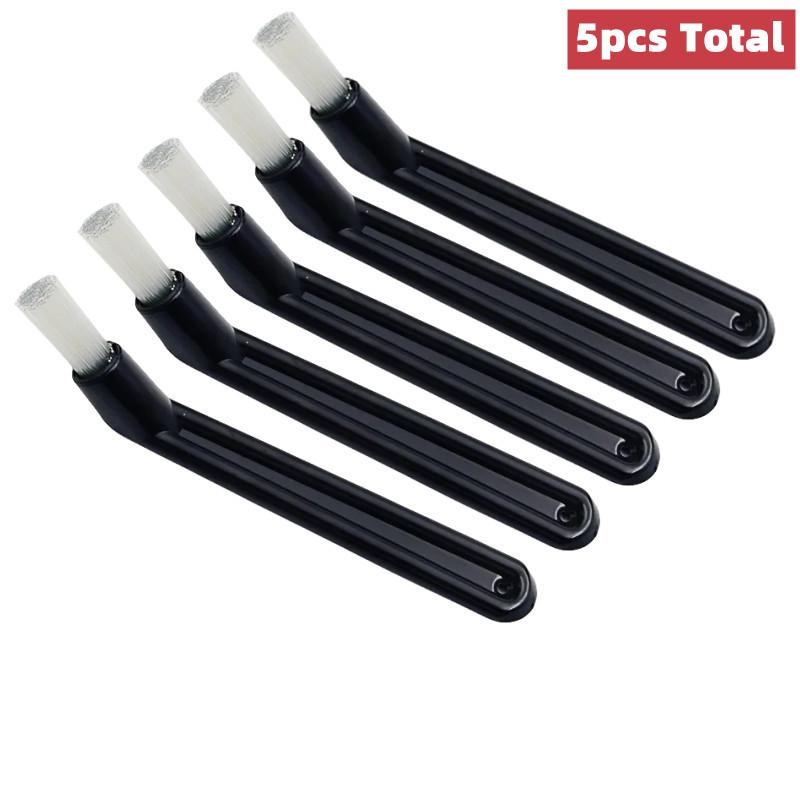 12cm Cleaning Brush Spoon Coffee Machine Brewing Head Short Handle Elbow Coffee Cleaning Brush Coffee Spoon for Coffee Machine