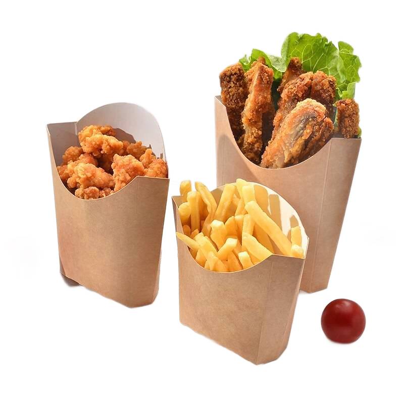 Kraft Box For Fries 100Gr - . Eco-Friendly Packaging