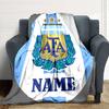 Custom Name Lion Crest Badge blanket for Couch & Bed, Plush Cozy Fuzzy Blanket Super Soft & Warm Blankets for Fall and Winter. 0908283