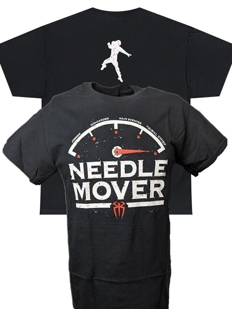 Черная футболка Roman Reigns Needle Mover S