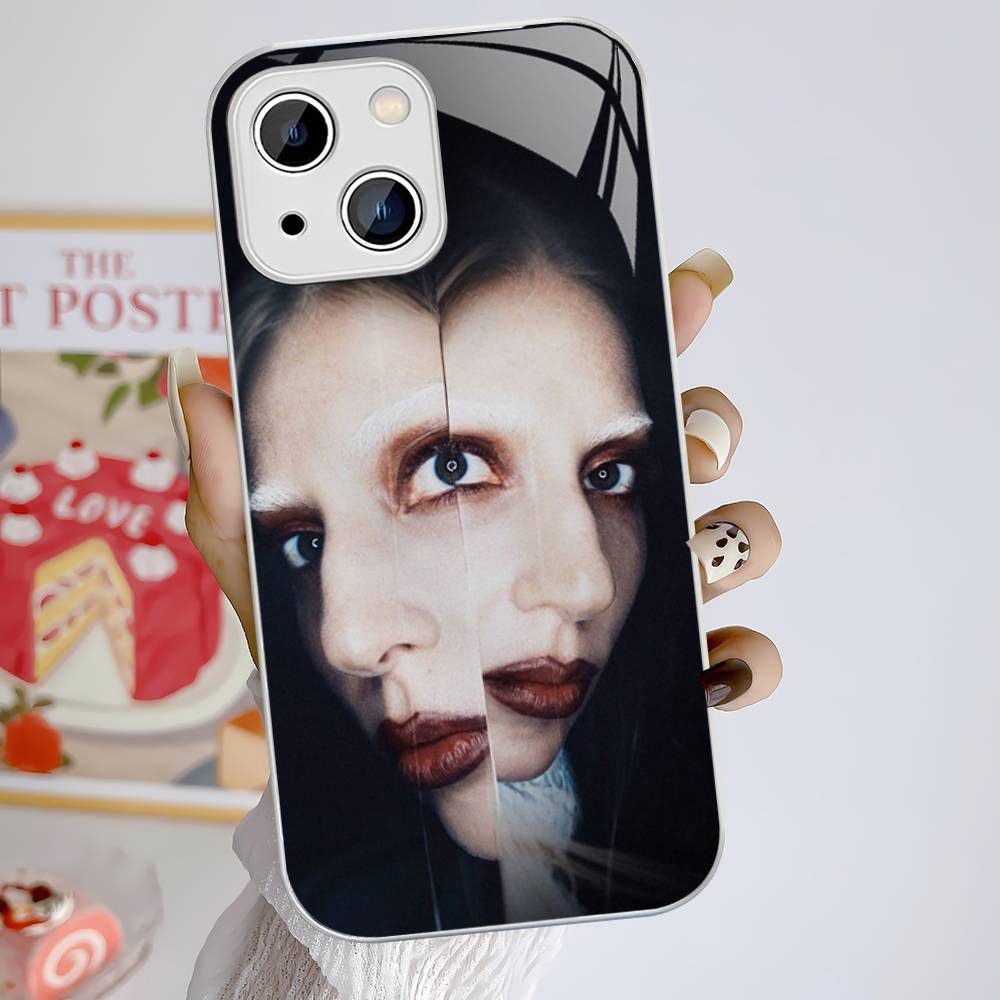Lady Gaga Ablums For IPhone 14 13 12 Mini 11 Pro XS Max X XR 14 Plus Tempered Glass Cover